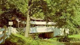 chesterGeneral Knox Covered Bridge Valley Forge Pa. PostcardKnox\'s, Treadyffrin,.webp