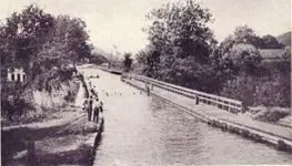BUCKS COUNTY Point Pleasant PA Swimming Canal Bucks County Postcard.webp