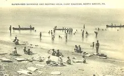 ERIE COUNTY North Girard Pennsylvania 1930 Swimming at Camp Caledon.webp