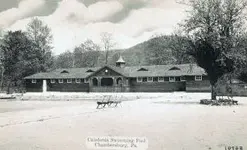 FRANKLIN COUNTY Caledonia Swimming Pool Chambersburg PA Postcard ID465.webp