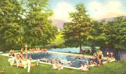 MONROE COUNTY East Stroudsburg PA.Swimming Pool Oak Grove House 1944.webp