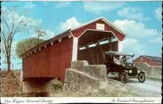 northumberlandMODEL T FORD SAM WAGNER COVERED BRIDGE POTTSGROVE PA..webp