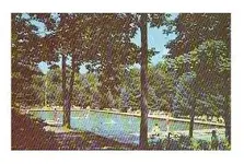 MONROE COUNTY vintage Swimming POOL postcards, Buck Hill Falls Pa.webp