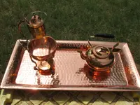 Paid $15 for wheel barrow load of copper...3 pieces too good to scrap..webp