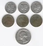Coins found in daughters yard 2007.webp
