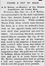 Gold Treasure Found- Kokomo Daily Tribune December 13, 1897.webp