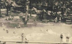 DAUPHIN COUNTY LINGLESTOWN PA Swimming Pool at Camp Reily 1942 unused.jpg