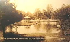 FRANKLIN COUNTY Swimming Pool at Piney Mt Inn along Lincoln Highway in Fayetteville Franklin ...webp