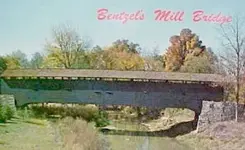 yorkBentzel\'s Mill Covered Bridge, York, Pa. PC.Bentzel\'s Mill, Conewago and Manchester Tow...webp