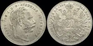 300px-Coin_of_Franz_Joseph_I_20_Kreuzer_1868.webp
