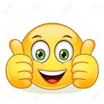 61005910-emoticon-showing-thumb-up-vector-illustration-isolated-on-white-background-.webp