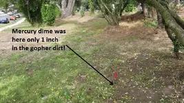 Median finds 2 silver dimes St Chris medal 002.webp