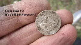 Median finds 2 silver dimes St Chris medal 007.webp