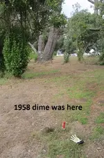 Median finds 2 silver dimes St Chris medal 009.webp