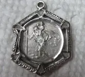 Median finds 2 silver dimes St Chris medal 022.webp