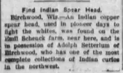 finds spear head 1921.webp