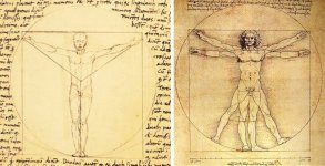 Freemason Vitruvian Man Giacomo Andrea and Leonardo Da Vinci 1400s.jpg