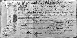 Hudson's Bay Company 5-Shilling Promissory Note.webp