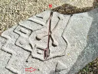 Mystery Rock Magnetic North and Hole.webp