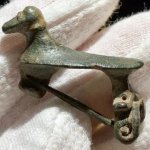 Ancient Roman Bronze Zoomorphic Animal Brooch Shaped as Duck.jpg