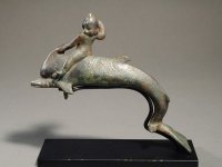Roman bronze Circa. 2nd to 3rd Century AD  Boy riding a dolphin.jpg