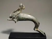 Roman bronze Circa. 2nd to 3rd Century AD Boy riding a dolphin.webp Roman bronze Circa. 2nd to 3rd Century AD Boy riding a dolphin.webp