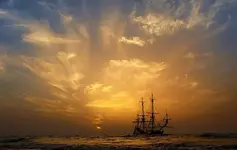 ship sun horizon sky galleon.webp ship sun horizon sky galleon.webp