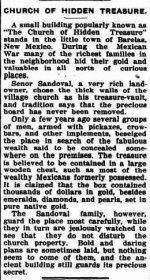 Narracoorte Herald , Friday 9 August 1912, page 5 new mexico church treasure.jpg