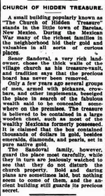 Narracoorte Herald , Friday 9 August 1912, page 5 new mexico church treasure.webp