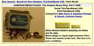 Sampson Bicycle Brass Tire Plug AB.webp Sampson Bicycle Brass Tire Plug AB.webp
