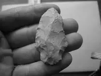 an Awl, Stone knives and a point. 007.webp