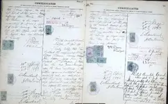 william polly discharged from ship in new yourk in 1893 excert from liverpool crew lists.webp