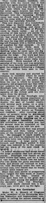 Los Angeles Herald, Volume XXXII, Number 86, 26 December 1904 — PROSPECTORS RUSH TOWARD GOLDF...webp
