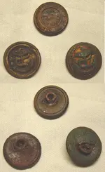 Button Un of South Plus Navy Front Back.webp