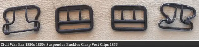 Suspender Buckles Clasp Vest Clips.webp