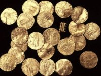 gold templar coins from the fall of acre.JPG