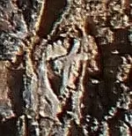 bronze cross at cave in crucifix canyon.webp