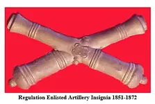 U S Army Artillery Insignia 1851 - 72.webp