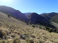 View of dike canyon gap above aditon Jim's long hike.webp