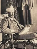 300px-George_Herbert,_5th_Earl_of_Carnarvon,_reading.webp