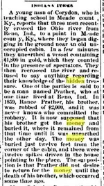 Prather digs hidden treasure  New Albany Press Dec1887.webp