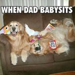 when-dad-babysits-dog-retrievers-party.jpg