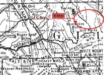 Doc Thorne Map 30 miles east of Camp Reno.jpg