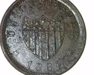 Picture 011 civil war token (back).webp