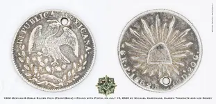 1862 Mexican 8-Reale coin front and back.jpg