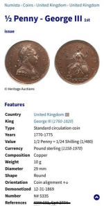King George III Half Penny  coins.png