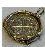 95 Silver coin replica in Sterling Dolphins bezel pendant 9 point 5 grams capture 5.webp