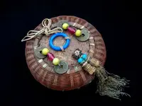 Chinese Coins On Sewing Basket .webp