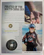 Steve at Mclarty Treasure Museum Vero Beach, Fl wth recoverd coin 1715 Fleet.webp
