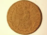 Field Marshall Wellington halfpenny token rev.webp